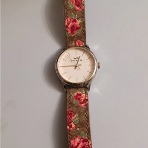 Coach Floral Brown Women's Watch